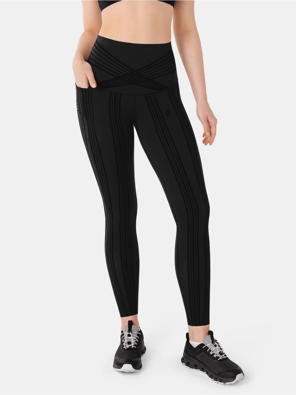 Fanka PowerBand Resistance High Intensity Leggings Women's 14 US 18 Reversible
